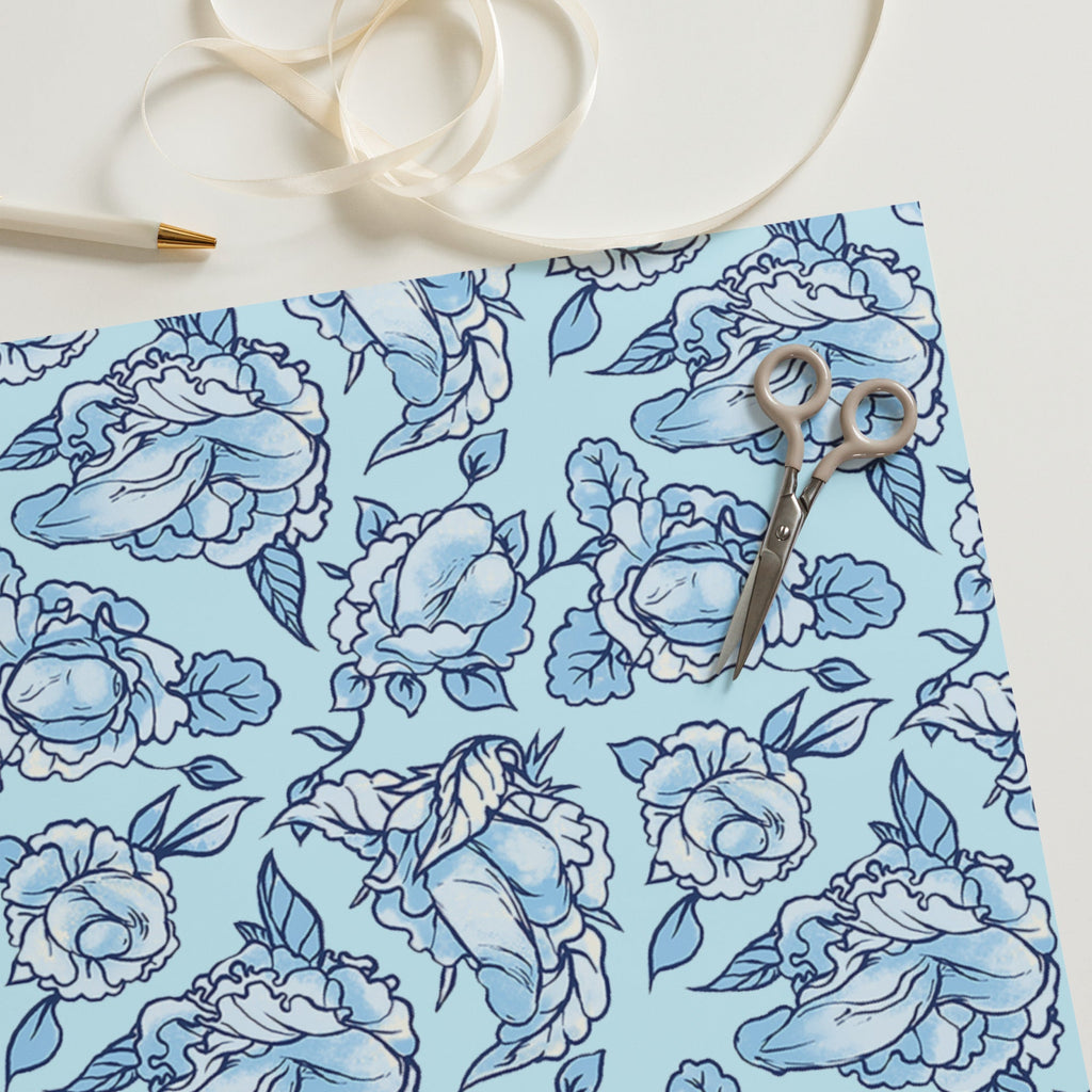 NSFW Penis Pattern Wrapping Paper Sheets